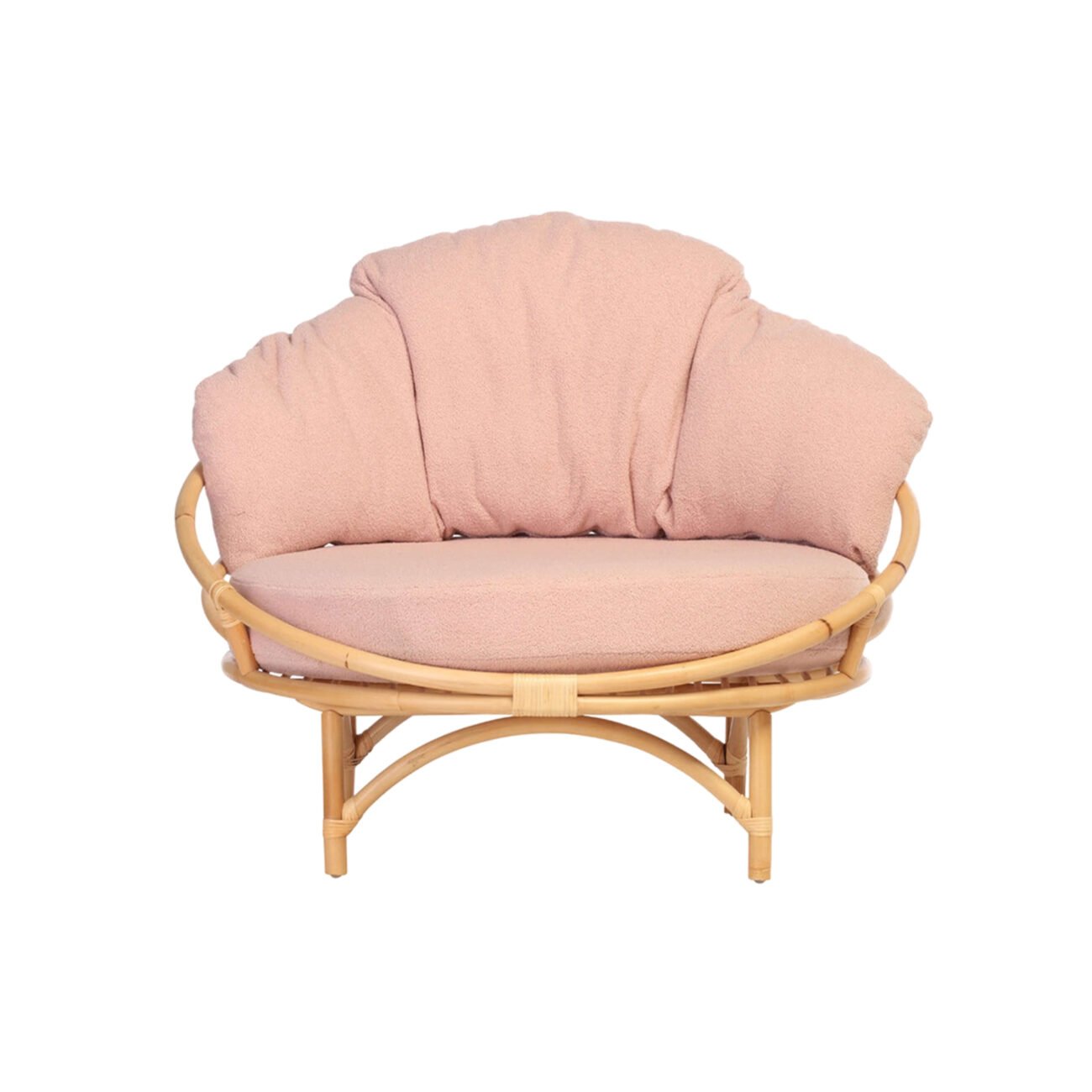 Bouclé Snuggle Chair - Image 2