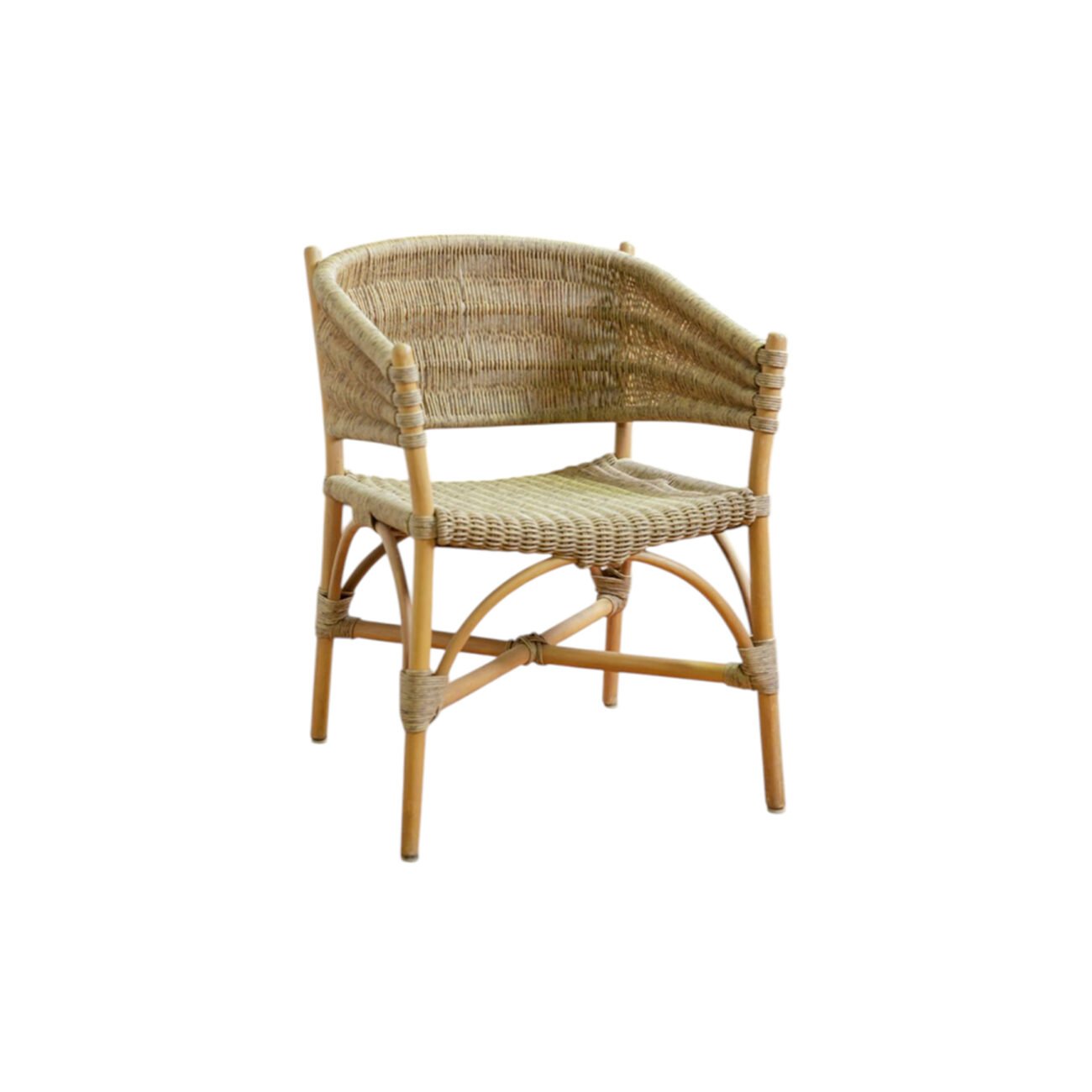 Elva Rattan Armchair