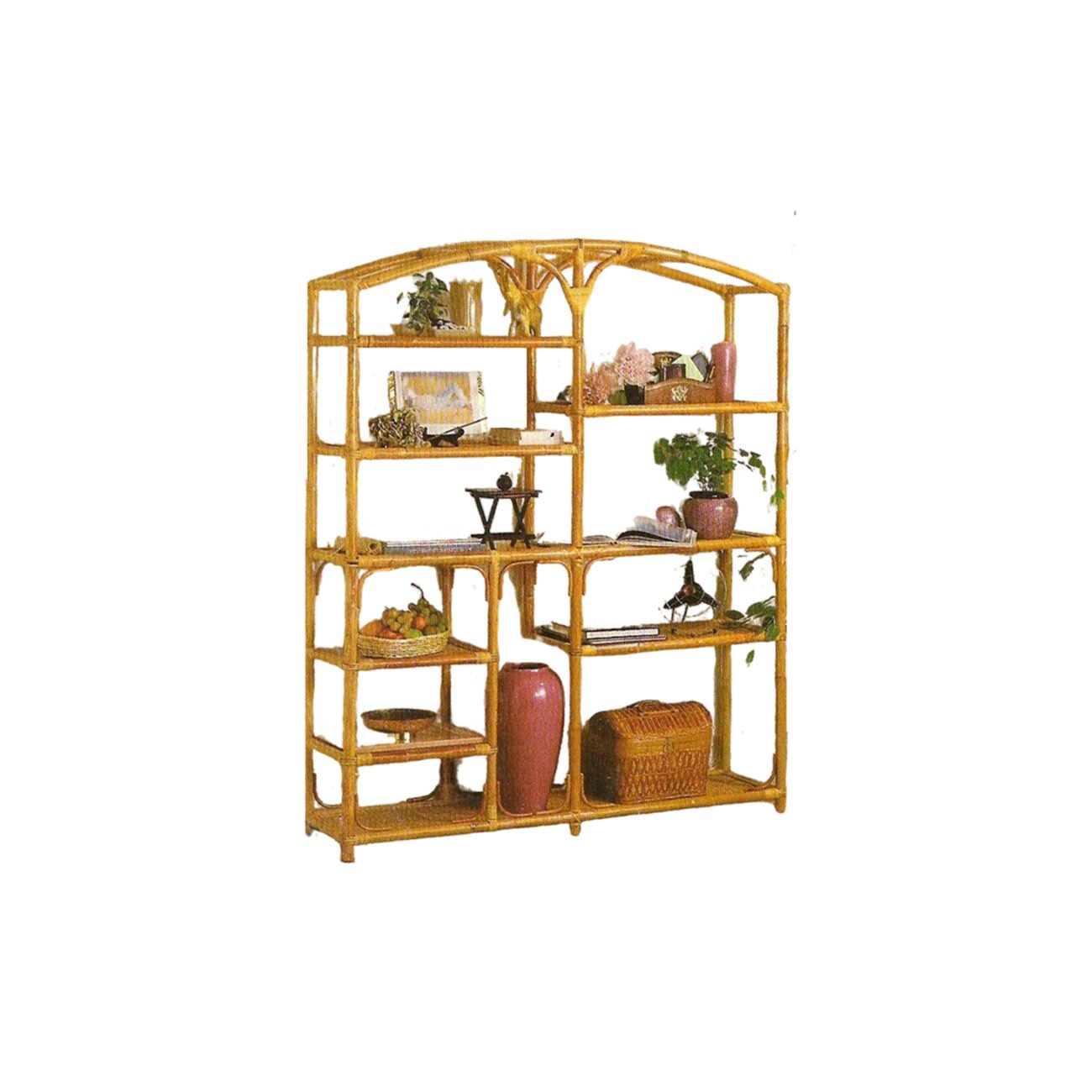 Auralis Rattan Open Cabinet