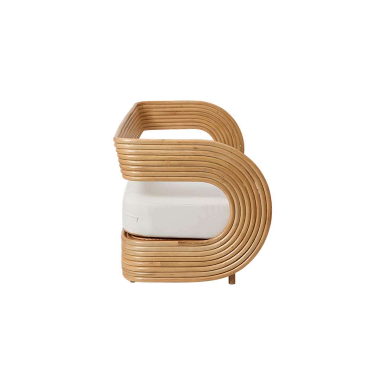 Allegra Rattan Sofa - Image 4