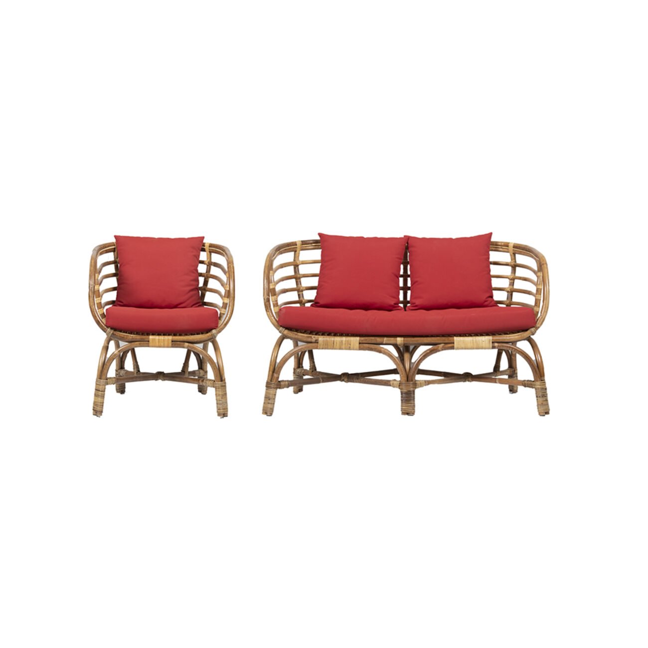 Maroa Rattan Lounge Set - Image 2